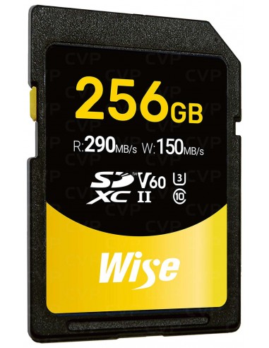 Wise 256GB SDXC UHS-II V60 Memory Card