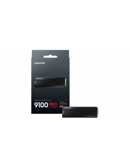 Samsung SSD NVMe, 9100 PRO (heatsink) 4TB, 5 años - 1200 TBW. Canon Digital Incluido