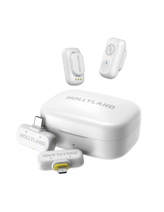 Hollyland LARK A1 Combo (Ivory White, with USB-C RX +...
