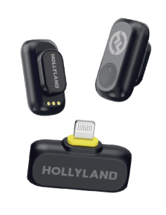 Hollyland LARK A1 Mini Duo (Space Gray, with lighting RX)...