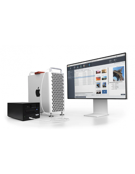 Magstor Unidad LTO8 externo ThunderBolt 3 con slot para disco de 3.5" y 3 años garantía