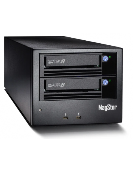 Magstor Unidad LTO8 externo Thunderbolt 3 DUAL y 3 años garantía