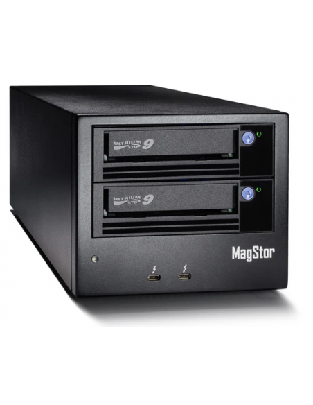 Magstor Unidad LTO-9 18TB externo Thunderbolt 3 DUAL y 3 años garantía