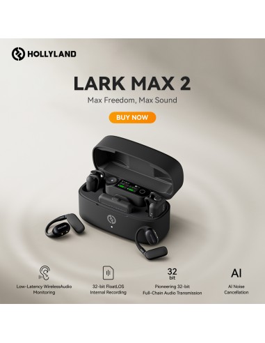 Hollyland LARK MAX 2 Combo (Space Gray, with...