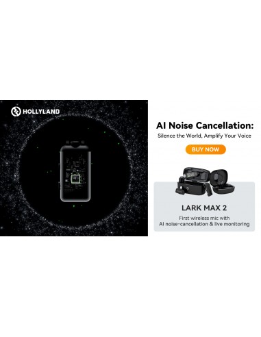 Hollyland LARK MAX 2 Solo (Space Gray, with...