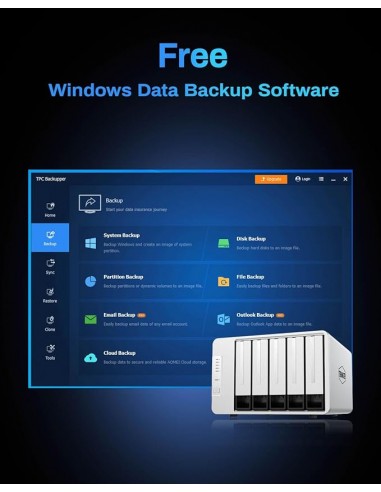 Terramaster Cabina Raid 5 HDD RAID 0, 1, 5, 10...