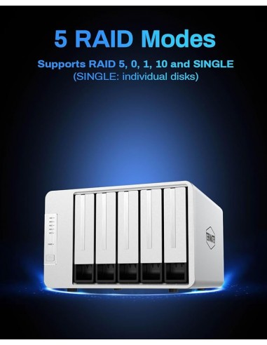 Terramaster Cabina Raid 5 HDD RAID 0, 1, 5, 10...