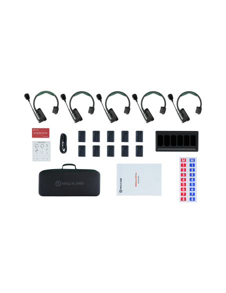 Hollyland Solidcom SE Pro 5S 5-Person Noise Cancelling Headset Intercom