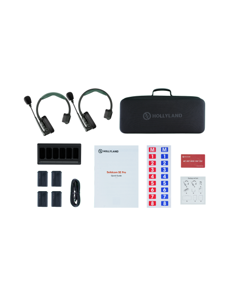 Hollyland Solidcom SE Pro 2S 2-Person Noise Cancelling Headset Intercom
