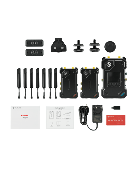 Hollyland Cosmo C2 Wireless Video Transmission System 2 Transmitters/1 Receiver Kit