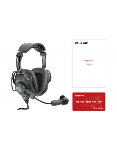 Hollyland Electret Mic ENC Double-Ear Headset...