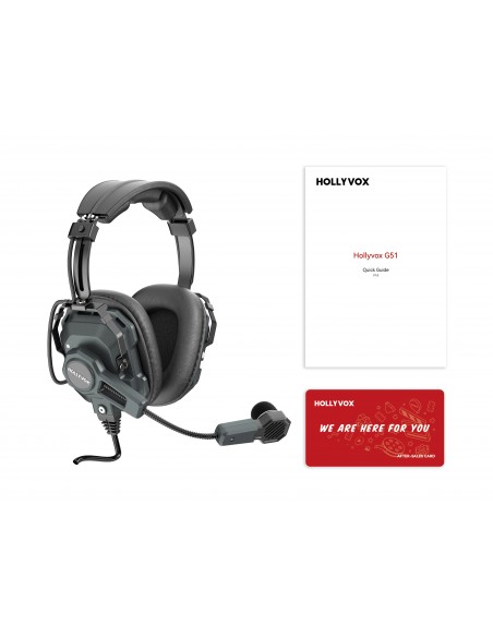 Hollyland Electret Mic ENC Double-Ear Headset (HS02)*1 for G51