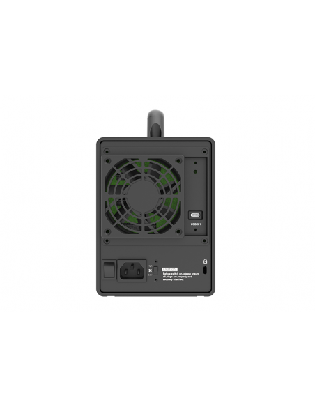 Stardom 4 Bay ST4-B31 Silver. USB3.2 External Storage with C-C cable (could turn off any drive by fr