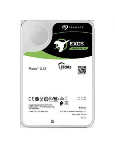 Seagate EXOS X18 12TB SATA ISE 3.5IN INT...
