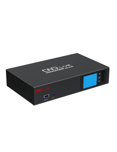 CNDLive Manager Max. Dual outputs:3G-SDI and HDMI 2.0. Centralized management platform for all CNDLi