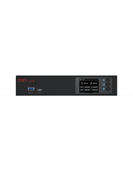 CNDLive Manager Max. Salidas 3G-SDI y HDMI 2.0. Plataforma Gestión para todos los productos CNDLive