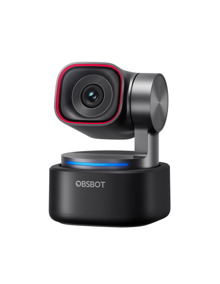 OBSBOT Tiny 3 Webcam USB-C Auto Tracking y control por voz, por AI
