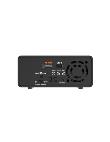 Stardom 2 Bay M.2 NVMe SSD Hardware RAID...
