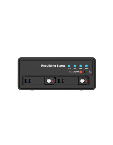 Stardom 2 Bay M.2 NVMe SSD Hardware RAID...