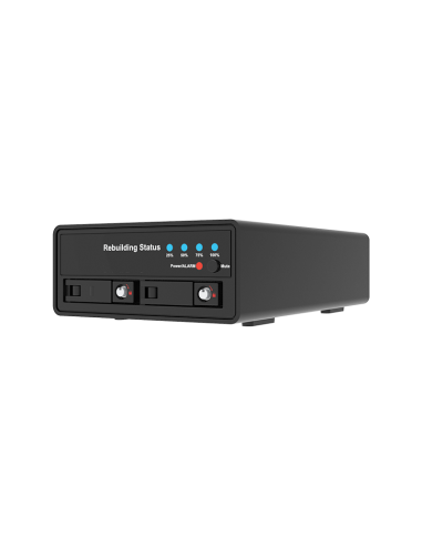 Stardom 2 Bay M.2 NVMe SSD Hardware RAID...
