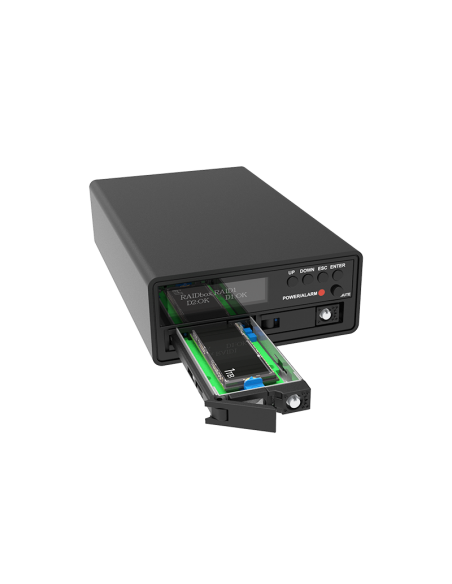 Stardom 2 x M.2 NVMe SSD Hardware RAID con Pantalla , Nuevo Diseño guía para SSD M.2. USB 3.2 Gen 2 C-C cable x 2