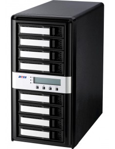Areca Desktop RAID, 8 x 3.5 TRI-MODE, 2x 80/120Gb/s TB5 &...