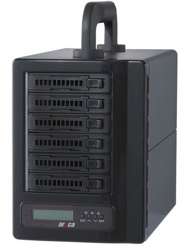 Areca Desktop RAID, 6 x 2.5 TRI-MODE, 2x...