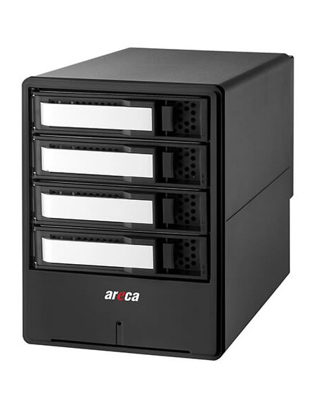 Areca Desktop RAID, 4x TRI-MODE HDD's, 2x 80/120Gb/s TB5 & USB 3.2 Gen 2