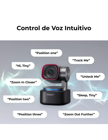 OBSBOT Tiny 3 Microphone Combo. Incluye 1 Tiny...