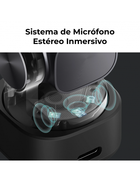 OBSBOT Tiny 3 Microphone Combo. Incluye 1 Tiny 3 y 1 micrófono inalámbrico VOX SE