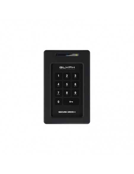SecureDrive+ Keypad, 1TB Encrypted HDD Drive with Keypad, Bus-powered, USB 3.2 Gen1, USB-C & Thunderbolt compatible