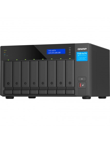 QNAP Intel® Core™ i9 16-core 24-thread Processor 64GB (2x 32GB) DDR4 SODIMM (Max. 64GB) 2 x 2.5GbE (