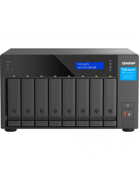 QNAP Intel® Core™ i7 12-core 20-thread Processor 32GB (2x 16GB) DDR4 SODIMM (Max. 64GB) 2 x 2.5GbE (