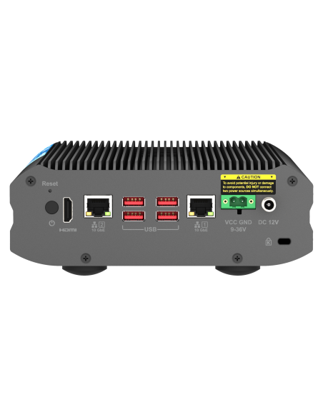 QNAP Intel® Atom® x6425E 4-core/4-thread Processor onboard 8GB (not expandable) 10 x 2.5GbE