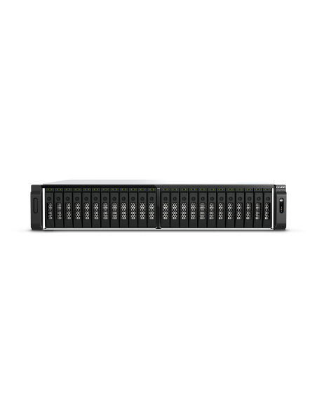 QNAP AMD Ryzen™ 7600/Ryzen™ Pro 7645 6-core/12 thread processor, up to 5.1 GHz, 32 GB UDIMM DDR5 non-ECC (1 x 32GB, 4slots, max. 128GB total, opt. support ECC RAM) 2x2.5 GbE + 2x10GbE BASE-T
