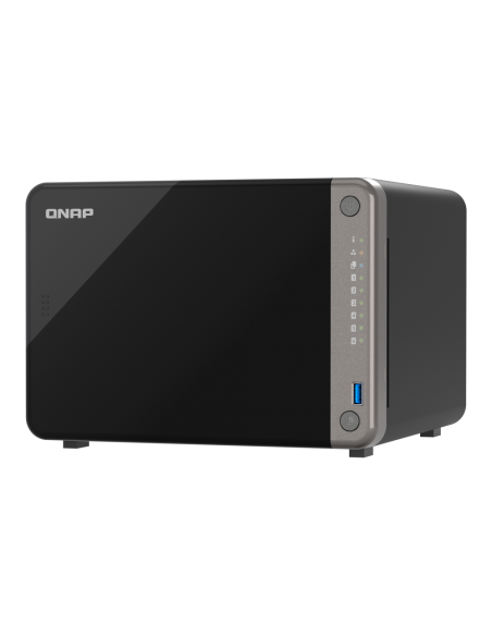 QNAP 8-core ARM Cortex 64-bit Processor ( 4-core Cortex-A76 2.2 GHz + 4-core Cortex-A55 1.8 GHz ) onboard 8GB (not expandable) 1 x 2.5GbE + 2 x GbE
