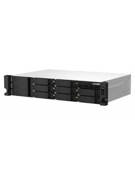 QNAP Intel® Celeron® N5095 4-core/4-thread Processor 8 GB DDR4 onboard not expandable 2 x 2.5GbE (2.5G/1G/100M/10M)