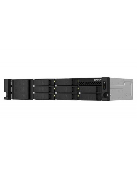 QNAP Intel® Celeron® N5095 4-core/4-thread Processor 8 GB DDR4 onboard not expandable 2 x 2.5GbE (2.