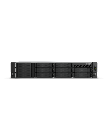 QNAP Intel® Atom® C5125 8-core/8-thread Processor 8 GB SODIMM DDR4 (1 x 8 GB) max. 64GB ( 2 x 32GB, ECC supported) 2 x 2.5GbE