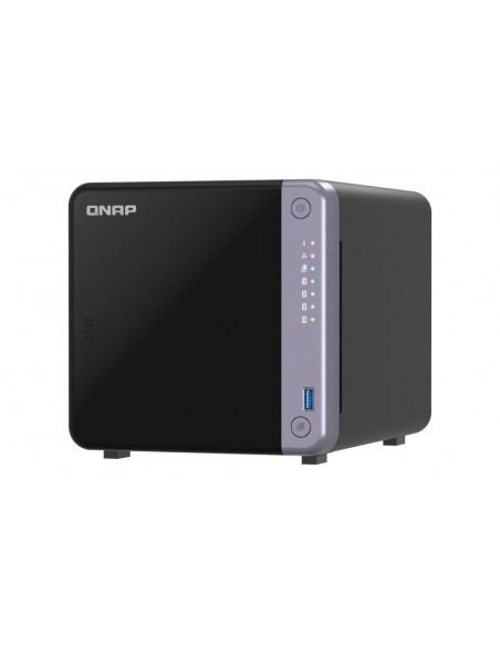 QNAP Annapurna Labs Alpine AL524 2.0GHz Quad Core 4GB DDR4 SODIMM (Max. 16GB) 1 x 10GbE SFP+ LAN + 2 x 2.5GbE
