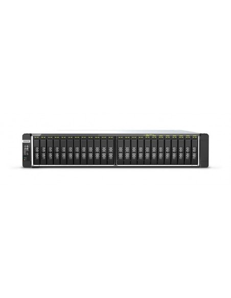 QNAP 2 x Intel® Xeon® Silver 4314 16C/32T processor, up to 3.4 GHz, 512 GB RDIMM DDR4 ECC (16 x 32 GB), 4 x 2.5GbE + 2 x 25GbE SFP28 (PCIe card)