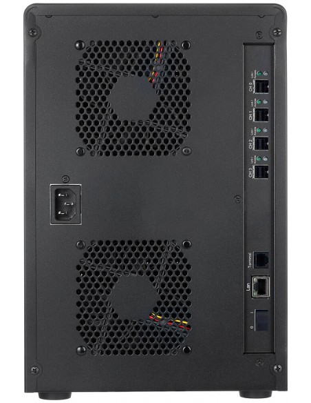 Areca Desktop JBOD, 8x 12Gb/s SAS HDD's, 4xSFF-8644 & 1xSFF-8088,SAS Exp., 220W