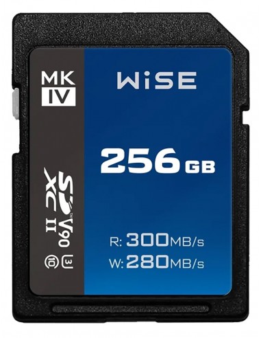 Wise 256GB SDXC UHS-II V90 MK-IV Memory Card