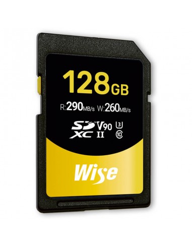 Wise 128GB SDXC UHS-II V90 MK-IV Memory Card