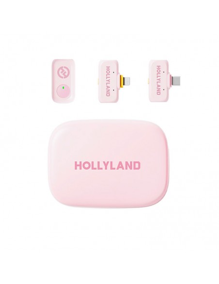 LARK A1 Combo (Cloud Pink, with USB-C RX + Lightning RX + Charging Case) Wireless Microphone