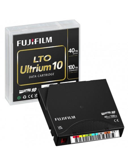 DC FUJIFILM Ultrium LTO-10 40TB/100TB etiquetado (SrFe+BaFe) special coating