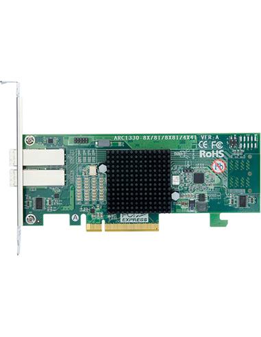 ARECA PCIe 3.0 x8 SAS Adapter, 8x 12Gb/s extern (2x SFF-8644)