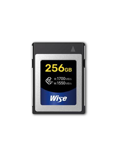 Wise Tarjeta CFexpress 256GB - Lectura(R) 1700MB/s- Escritura(W) 1550MB/s