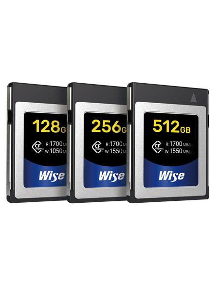 Wise Tarjeta CFexpress 256GB - Lectura(R) 1700MB/s- Escritura(W) 1550MB/s