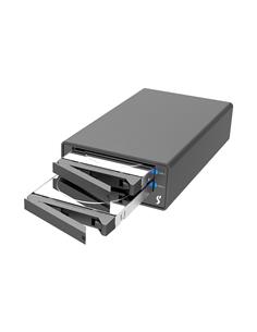 Stardom 2 Bay MR2-B31 Type C USB3.1 Almacenamiento portátil color Negro